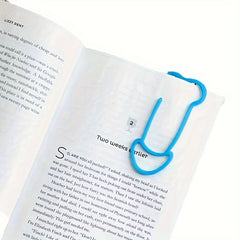 Colorful Plastic Bookmark Paper Clip