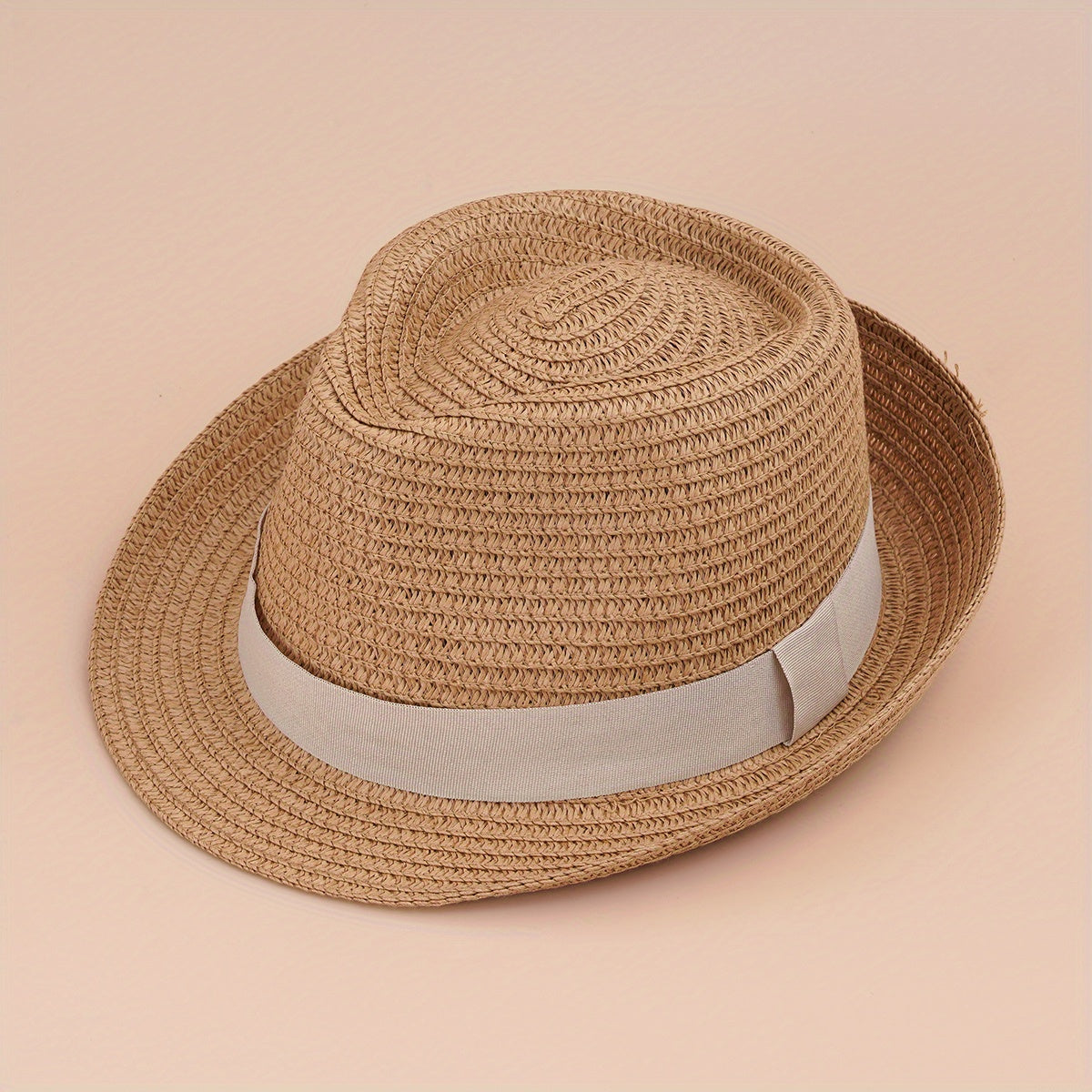 Straw Hat Summer Men's And Women's Beach Hat British Jazz Hat Top Hat