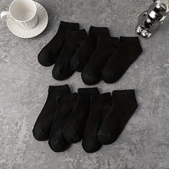 10 Pairs Soft Lightweight Low Cut Ankle Socks Women's Stockings & Hosiery