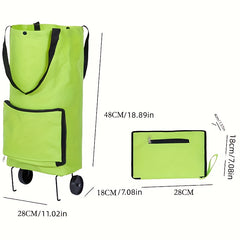 Portable Shopping Cart Bag with Wheels for Easy Shopping
