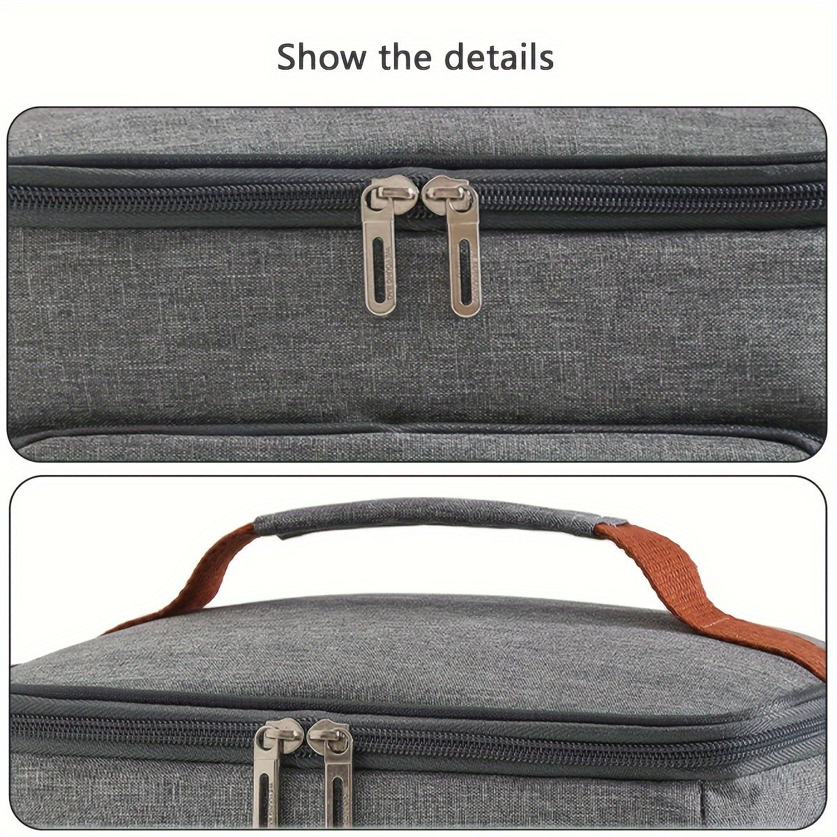 Large Capacity Waterproof Lunch Bag for Outings and Picnics