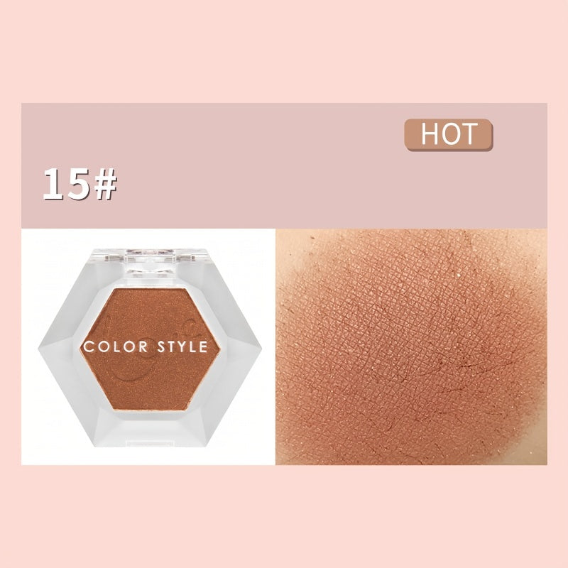 Monochrome Eyeshadow Powder Dark Brown Orange Tone Matte