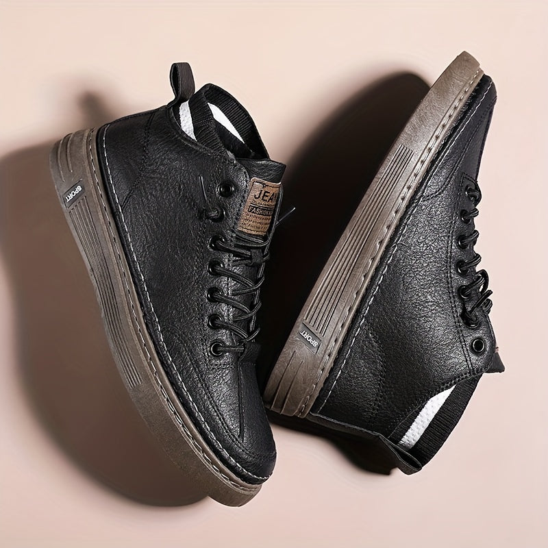 Men's Lace up Sneakers Breathable Walking Shoes