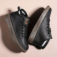 Men's Lace up Sneakers Breathable Walking Shoes