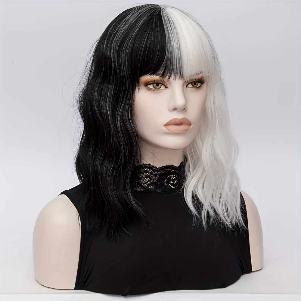 Women's Curly Shoulder Length Heat Resistant Wig