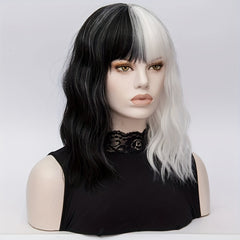 Women's Curly Shoulder Length Heat Resistant Wig