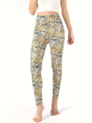 Leopard Print Fitness Leggings for Women