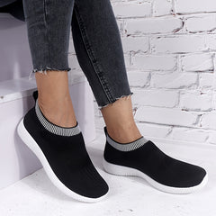 Women's Mesh Slip-On Sneakers Lightweight Running Shoes