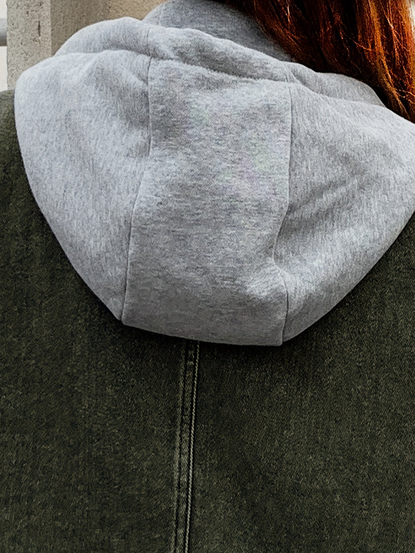 Denim Top Women's Button Front Hooded Vest