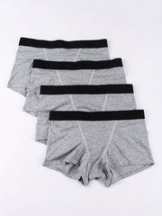 4 Pcs Boyshort Panties for Women Breathable & Stretchy Underwear