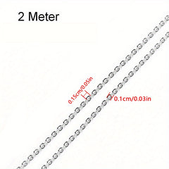 Stainless Steel Welding Chain for DIY Jewelry Making
