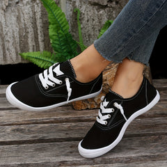 Canvas Flat Skate Shoes Casual Hip Hop Sneakers