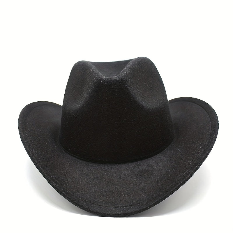Men's European American Solid Wool Jazz Hat British Style Top Hat