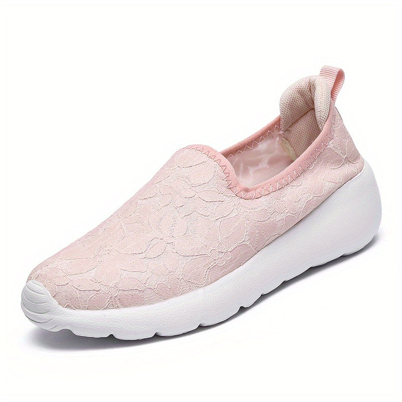 Women's Mesh Breathable Walking Shoes Thick Bottom Outdoor Shoes