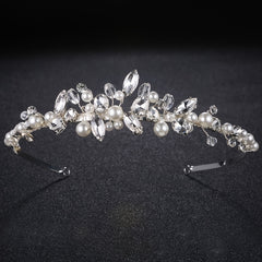 Faux Pearl Hairband Headband Party Favor Decorations Princess Tiara