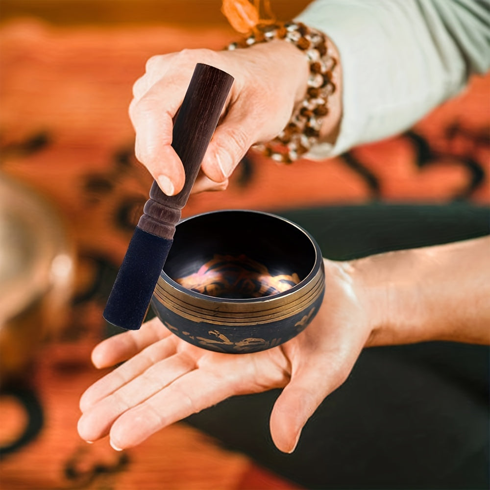 Singing Bowl Set 8 0 Cm Handcrafted In Nepal For Healing And Mindfulness