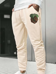 Men's Casual MONEY Print Sweatpants