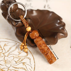 Lucky Chinese Style Keychain Wooden Pendant Gift