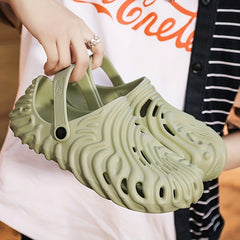 Women's Hollow Out Clogs Non Slip Sandals Lightweight Slippers