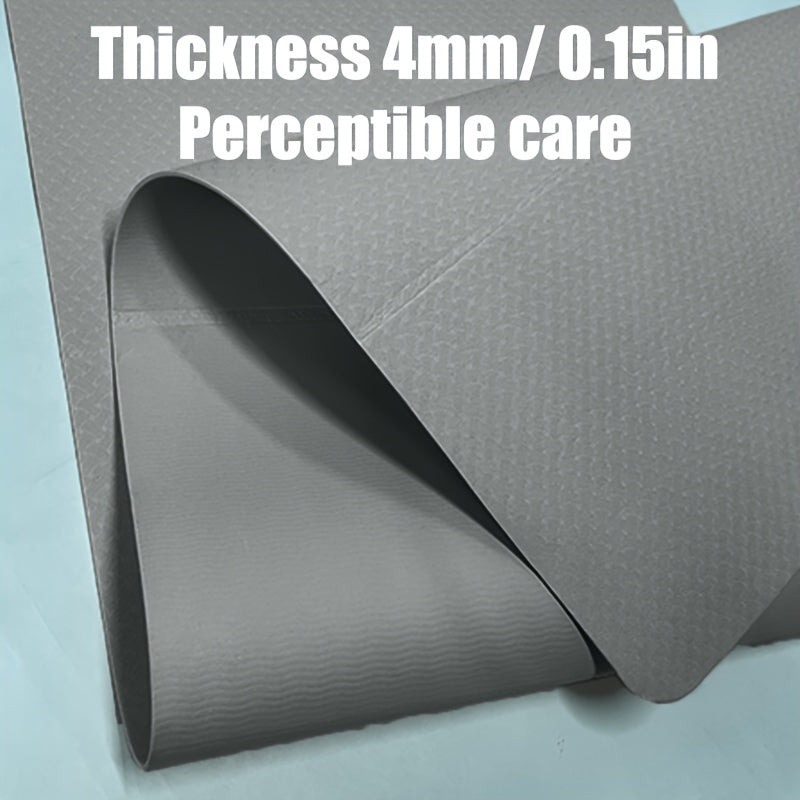 Portable TPE Yoga Mat Non-slip Thicken Fitness Mat 183x61x0.15in