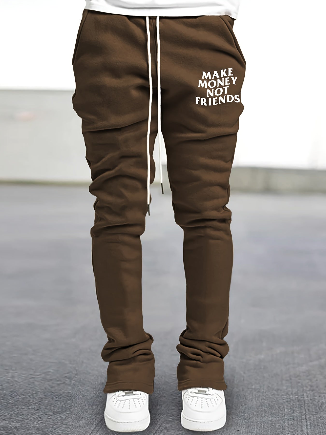 Flared Trousers Men s Casual Stretch Street Style Joggers