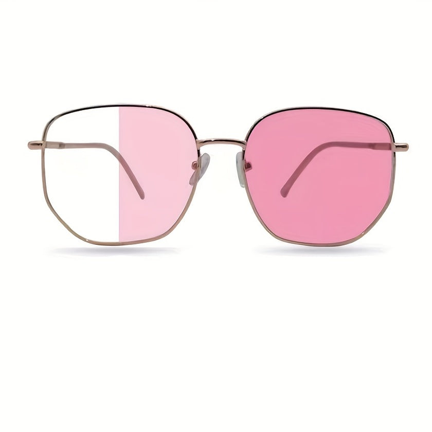 Men's Ultralight Myopia Glasses Square Frame Anti Light Goggles