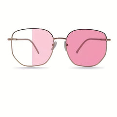 Men's Ultralight Myopia Glasses Square Frame Anti Light Goggles