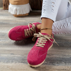 Comfortable Lace Up Outdoor Sneakers Women's Shoes