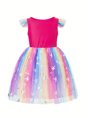 Unicorn Princess Dress Costume Set for Girls