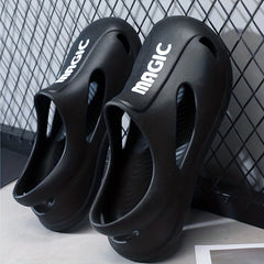 Men's Closed Toe Water Shoes for Outdoor Beach Spring Summer