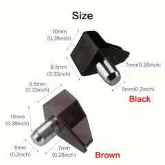 Cabinet Shelf Pegs Support Clips - Household Storage Organization