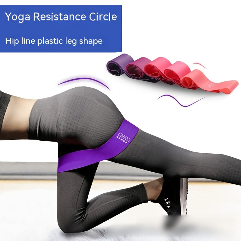Yoga Elastic Resistance Belt Fitness Stretching Ring for Hip Lifting Squats