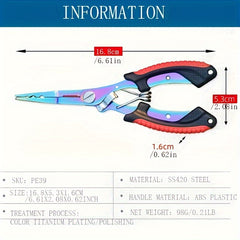 Fishing Pliers & Gripper Stainless Steel Cutters With Sheath