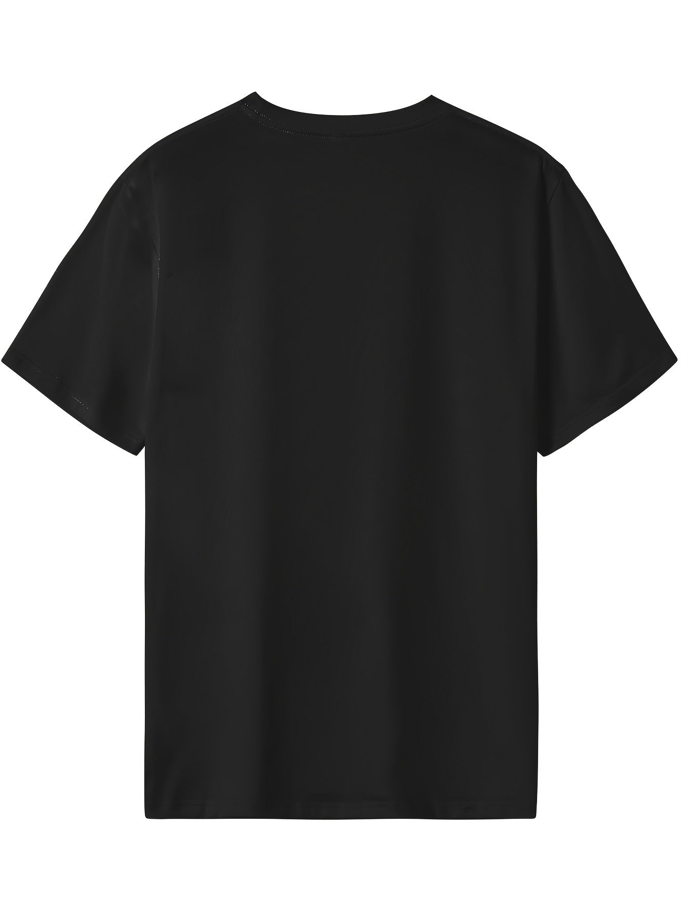 Retro Motorcycle Print Men's Graphic Crew Neck T-shirt