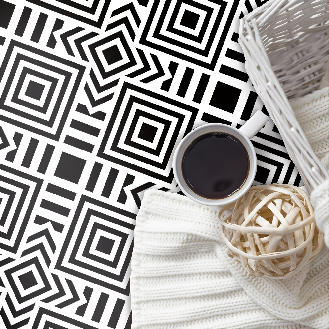 9pcs Waterproof Non Slip Tile Stickers - Transform Your Floors