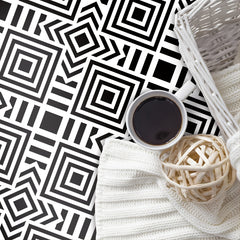 9pcs Waterproof Non Slip Tile Stickers - Transform Your Floors