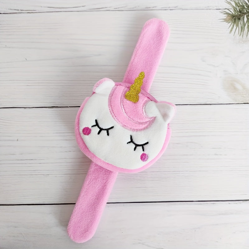 Mini Plush Unicorn Coin Purse Bracelet for Girls