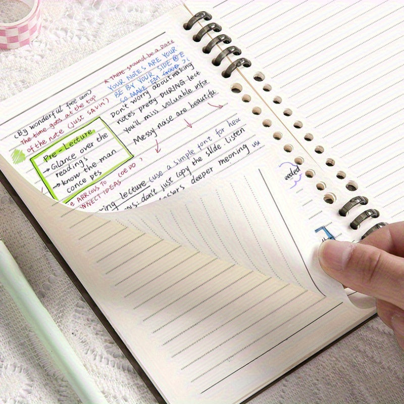Purple Notebook w/ Removable Pages College Ruled