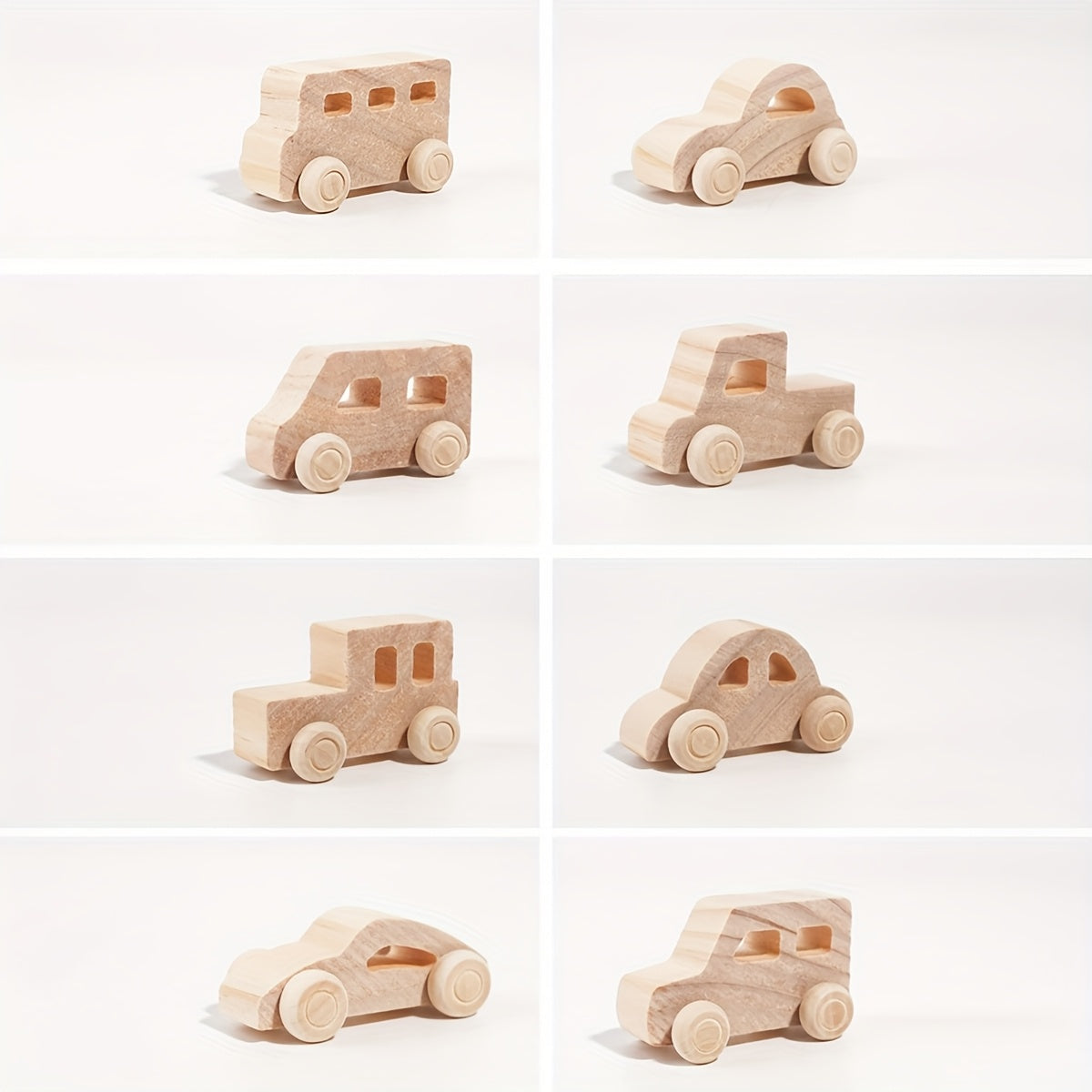Wooden Car Truck DIY Graffiti Set - Creative Craft Kit