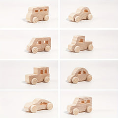 Wooden Car Truck DIY Graffiti Set - Creative Craft Kit