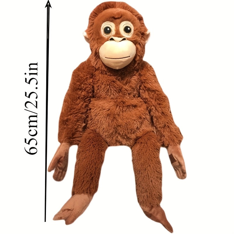 Plush Monkey Doll Toy Mimics Humans Soft Stuffed Animal Birthday Gift