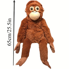 Plush Monkey Doll Toy Mimics Humans Soft Stuffed Animal Birthday Gift