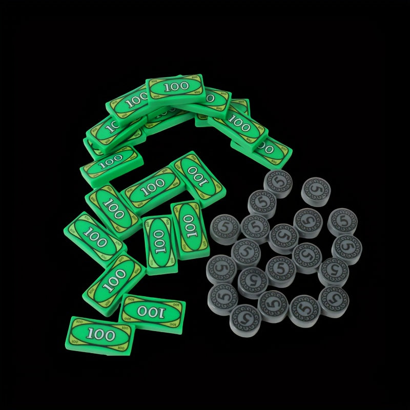 DIY Coin Money Building Blocks Creative Shopping Mall Supermarket Cashier Toy