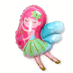 2pcs Little Fairy Elf Birthday Aluminum Balloons