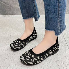 Colorblock Clouds Slip-On Loafers for Women