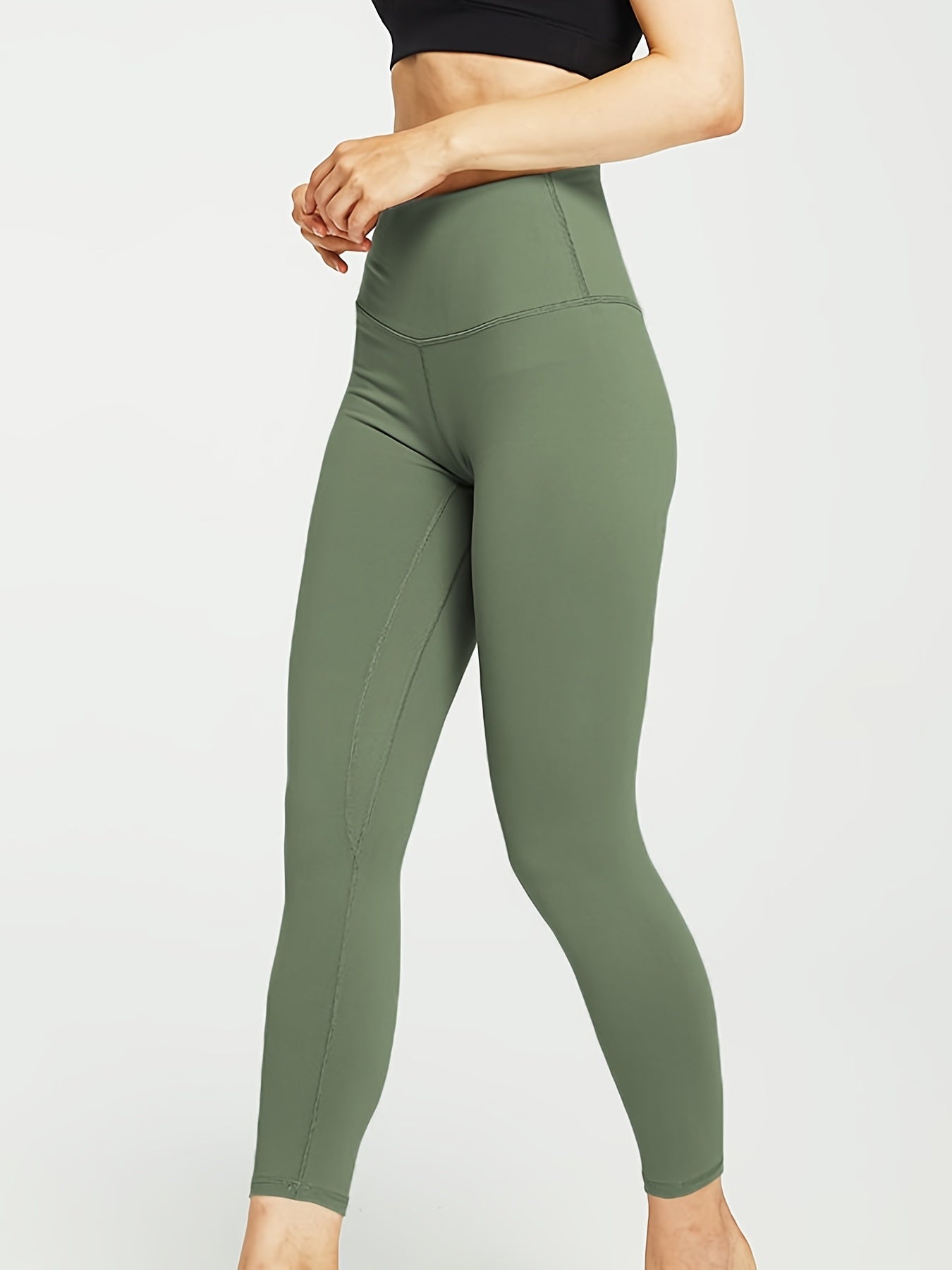 Striped Sports Leggings High Stretch Yoga Workout Long Pants