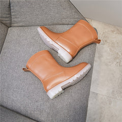 Women's Waterproof Mid Calf Rain Boots Non Slip Outdoor Footwear