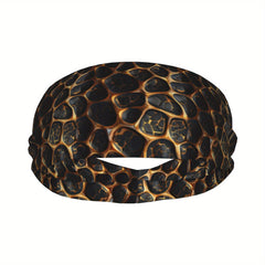 Unisex Sports Headband Sweat Wicking Breathable Polyester