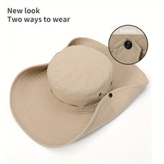 Protective Wide Brim Fishing Hat for Men & Women