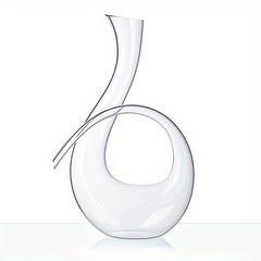 Crystal Red Wine Decanter 46 Oz Lead Glass Carafe for Home Bar